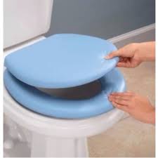 Soft Toilet Seat Cover Blue