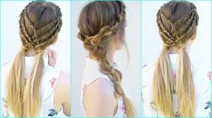 French braids have been really in style for a while. 2 Easy Braided Hairstyle Ideas Braided Hairstyles Braidsandstyles12 Youtube