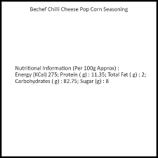 bechef chili cheese popcorn seasoning