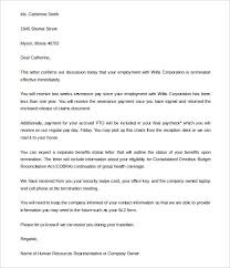 15 Job Termination Letter Templates Free Sample Example Format