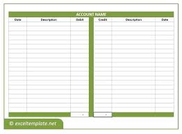 Ledger Card Template Excel Checkbook Register 7 Credit Payment
