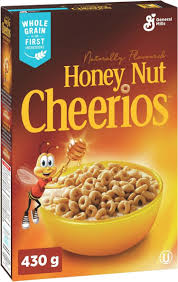 cheerios honey nut 430g usa canada