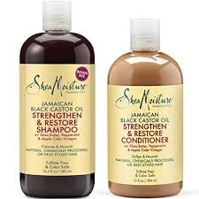Shea Moisture Jamaican Black Castor Oil Shampoo Conditioner Set