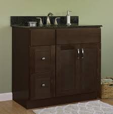 More style, more storage, more function. Jsi Amesbury 36 W X 21 D Espresso Bathroom Vanity Cabinet At Menards