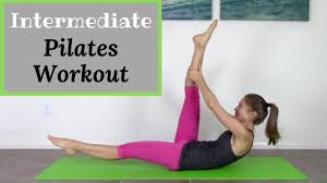 Intermediate Pilates Mat Workout 20 Minute Pilates Workout