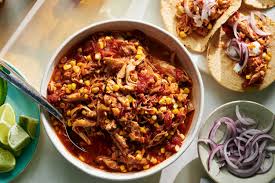 slow cooker en tinga tacos recipe