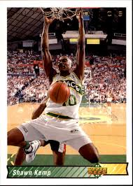 Ive sorted them, flipped through them a thousand times, and ive protected the cards that ive considered the best of the best. 1992 93 Upper Deck 240 Shawn Kemp Nm Mt