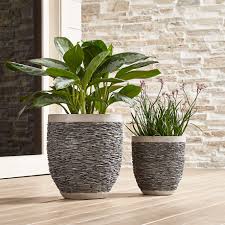 large rock indoor outdoor planter