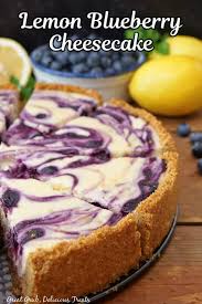 lemon blueberry cheesecake great grub