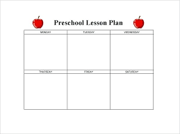 Weekly Lesson Plan Template Retailbutton Co