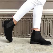 But tan can work well with a mid blue. Dukes For Cordings Black Suede Chelsea Boot Ladies Country Clothing Cordings
