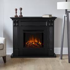 Ashley Electric Fireplace In Black Wash