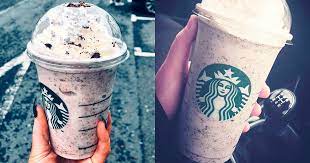 strawberry cookie crumble frappuccino