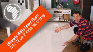 ultimate white epoxy floors with tal