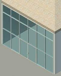 a door to a curtain wall revit 2020