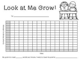 40 Prototypical Reading Fluency Graphing Chart