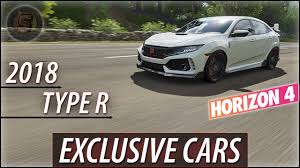 The honda civic type r is ready to tear up the track with a new limited edition trim in phoenix yellow, featuring forged bbs wheels. 2018 Honda Civic Type R Forza Horizon 4 How To Get Auction House Fh4 Exclusive Cars Youtube