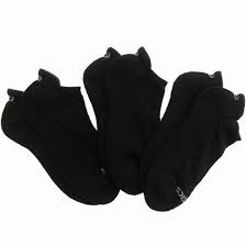 Asics Tiger 3 Pack Cushion Low Cut Socks Black