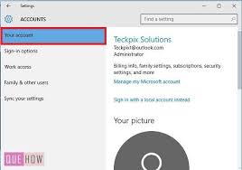 Locate and click on sign in with a local account instead in the right pane of the window. How To Delete Microsoft Account In Windows 10 Quehow
