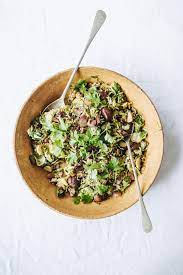 shredded crispy brussel sprouts with