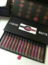 huda matt liquid lipstick set of 16
