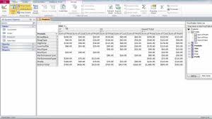 How To Create A Pivot Table In Microsoft Access