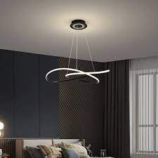 minimalist led pendant light circa design hanging light in black