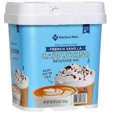 Your email address will not be published. Member S Mark French Vanilla Cappuccino Beverage Mix 48 Oz Sam S Club