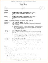 College Student Resume Template Best Cover Letter