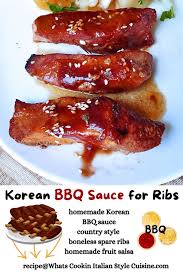 korean bbq sauce for ribs what s