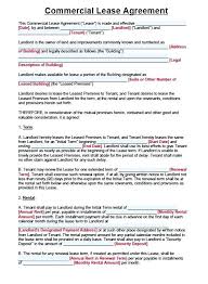 Sub Lease Template Commercial Sublease Agreement Template Word