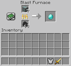 The blast furnace is a great device that allows you to smelt things in half the time as a normal furnace. How To Make A Blast Furnace In Minecraft Blast Furnace Recipe