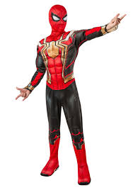 boy s marvel deluxe iron spider man costume