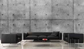Pre-pasted wallpaper mural of Concrete ...