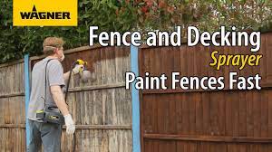 How to Spray Paint Garden Fences Fast | WAGNER - YouTube