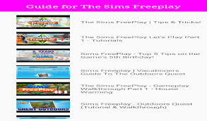 Vacatıoners guıde to the outdoors görevi. Guide For The Sims Freeplay Guide Sims Freeplay Guide Sims Reading Apps