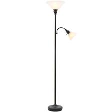 Hampton Bay 71 In Antique Bronze Floor Lamp With Reading Light Ttl 20 Compliant Fixture Hd11750frabzf The Home Depot