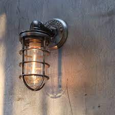 Industrial Cage Wall Light