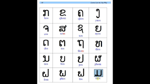 Lao Alphabet