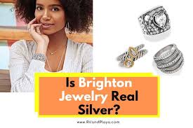 is brighton jewelry real silver all