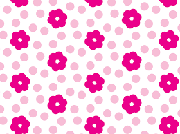 pink flower pattern vector art