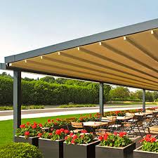 waterproof pvc retractable patio awning