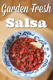 how to make and preserve garden fresh salsa