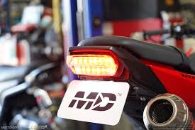 Sequential Signal Led Tail Light Clear Version 2 Fits 2014 2020 Honda Grom 125 Ebay