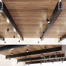 Wooden Ceiling On Metal Beams 22