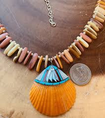 native american indian jewelry orange