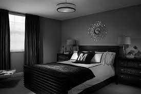 The cushions can be decorated with any monogram embroidery. Bedroom Ideas In Black And Grey Bedroom Design Ideas Contemporary Classic Black White And Silver Bedroom Id Black Bedroom Decor Grey Bedroom Design Bedroom Red