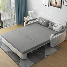 light gray convertible sleeper sofa bed