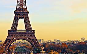 Eiffel tower, Paris background ...