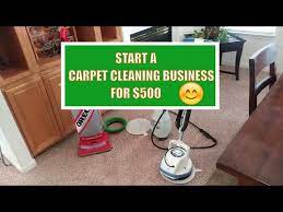 start a carpet cleaning business for